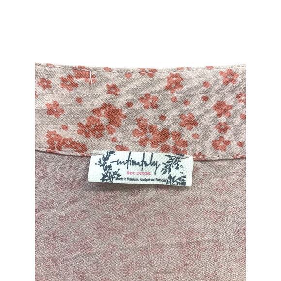 Free People Ditsy Floral Bodysuit SZ small - Picture 3 of 6